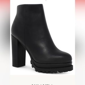 - New Marco Republic black matte faux suede leather shoes size 5.5 Uganda